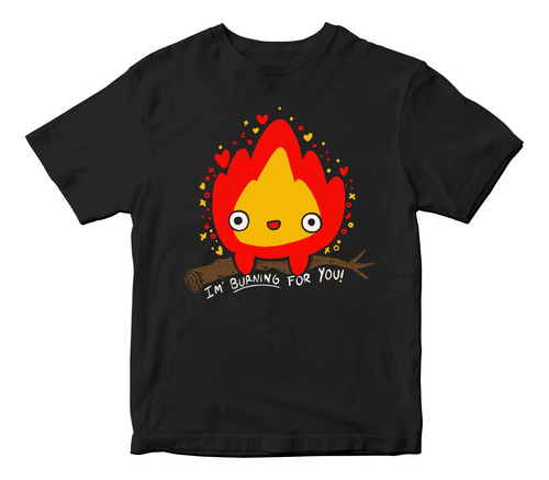 Playera Studio Ghibli: Calcifer 