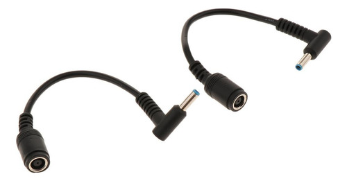 4 Adaptador De Corriente De Enchufe De Ángulo De 4.5x3.0mm