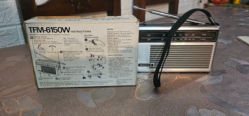 Radio Sony Tfm-6150w Plateado (Usado)