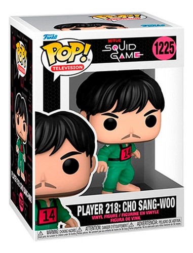 Funko Pop! Squid Game Player 218: Cho Sang-woo #1225