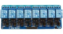 Comprar Modulo Rele 127\u002F220vac 8 Canais 5v Entrada Srd-05vdc