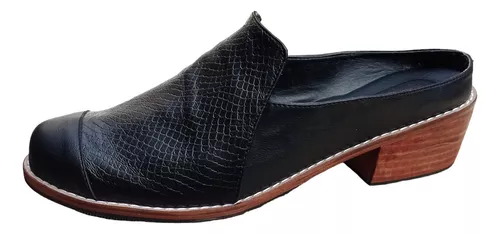 Zapatillas Zapatos Mujer Dama Cuero Horma Ancha Gondolino - $ 72.990