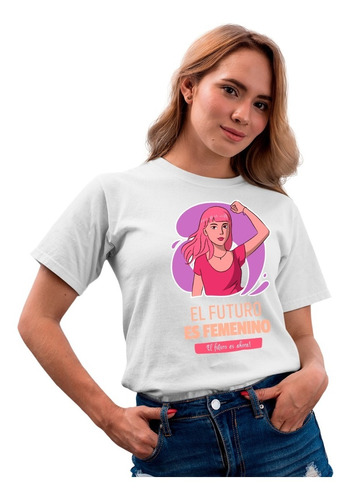 Playera Oversized - Frases Feministas - Futuro Femenino