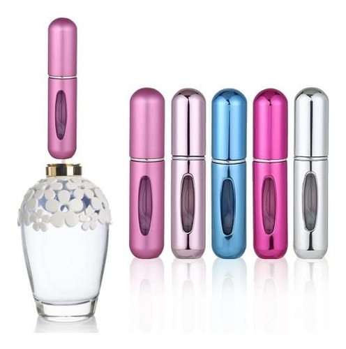 Mddruiqi Perfume Viaje Refillable Perfume Atomizador Hgflx