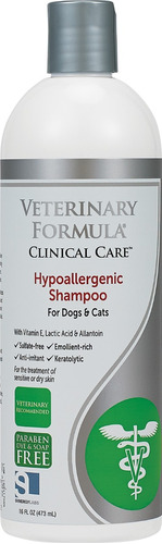 Shampoo Perros Gatos Hipoalergenico Piel Sensible 473 Ml