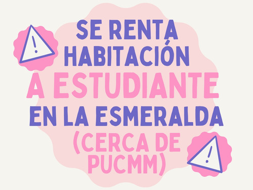 Se Renta Habitacion A Estudiante Pucmm