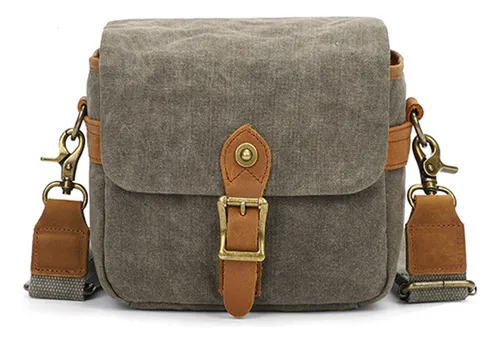 Bolsa De Lona Para Cámara Réflex, Bandolera Individual, Impe