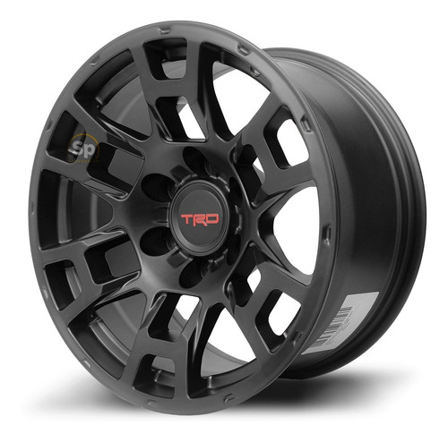 Imagen 3 de 6 de Rines 17 Toyota Trd Pro Tacoma Hilux Fj 6/139 Negro Calidad