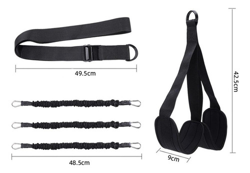 A Band Pull Assist Ajustable Con Feet Mat Equipo De
