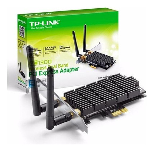 Placa De Rede Tp-link Archer T6e Ac1300 2.4/5ghz