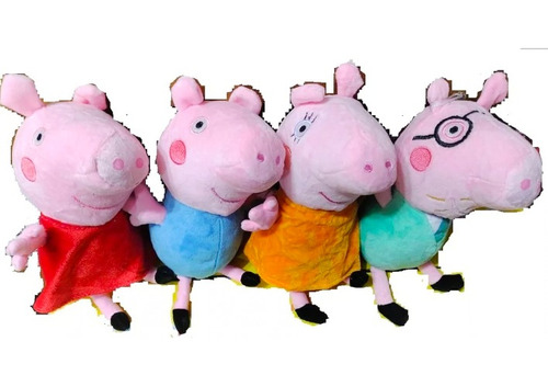 Peppa Pig 23 Cm Peluche La Cerdita George Papá Mamá Pepa Pig