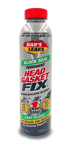 Head Gasket Fix Bar's Leaks 24 Oz Reparador Fugas De Barras