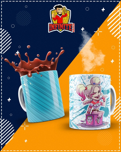 Imagem 2 de 10 de Canecas Personalizadas Vários Heróis !!!!