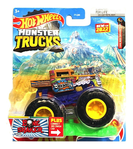 Hotwheels Monster Trucks Bone Shaker Naranja