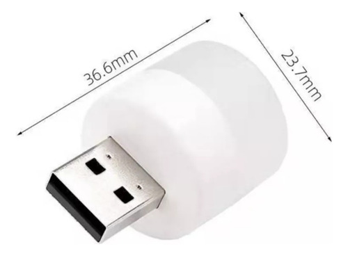 Mini Ampolleta Usb Led, Luz Calida