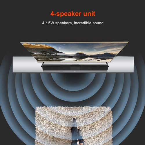 Imagen 4 de 10 de Barra De Sonido Bluetooth 4 * 5w Cine En Casa Estéreo Surrou