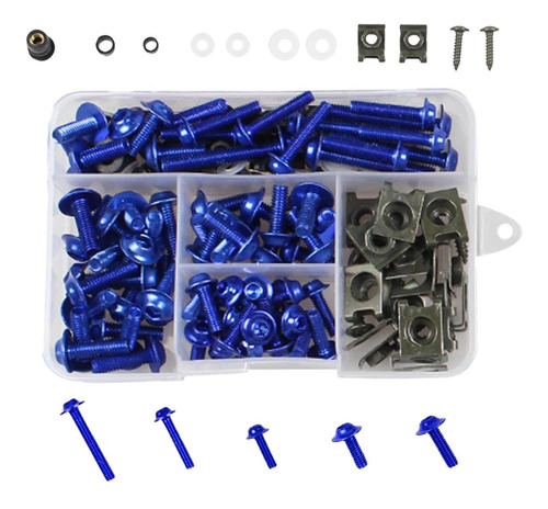 Kit De Pernos De De Motocicleta, 177 Piezas M5 M6 Tornillos