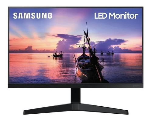 Imagem 1 de 3 de Monitor gamer Samsung LF27T350FHNXZA LCD 27 " azul-escuro e cinza 100V/240V