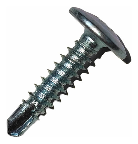 Tornillo Cabeza Lenteja Punta Broca Zincado #8x3/4 Caja1000u