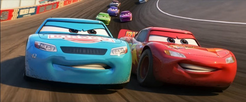 Disney Miniatura de Cars modelo Cal Weathers color azul
