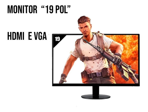 Pc Gamer Completo I3 8gb, Hd500gb, C/ Monitor 19 Wind 10