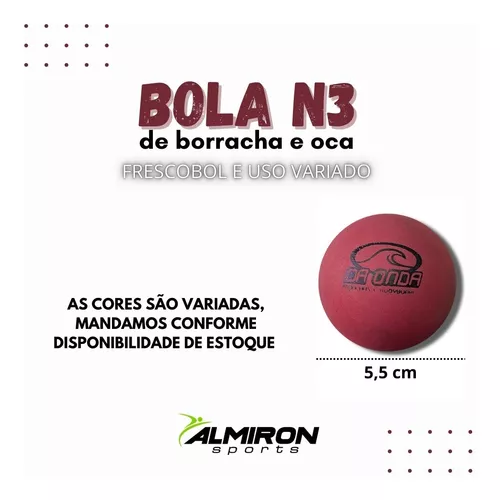 Kit Jogo Frescobol Tênis De Praia 2 Raquetes Bola N3 - DASCLAM VAREJO