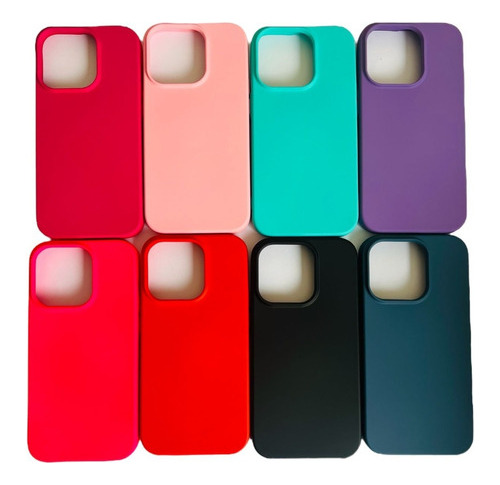 Carcasa Funda Para iPhone 14 Pro Max Silicona Color 