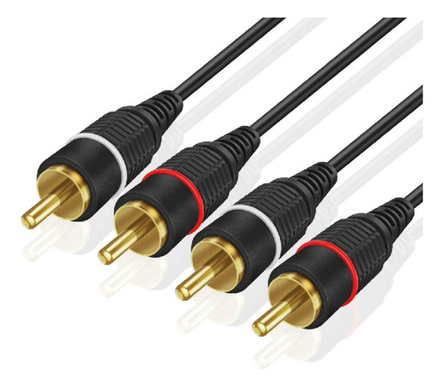 Tnp Products Cable De Audio Estéreo 2rca (12 Pies), Conect.