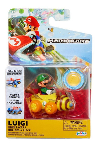 Luigi Coin Racers Mario Kart A Fricción De Nintendo