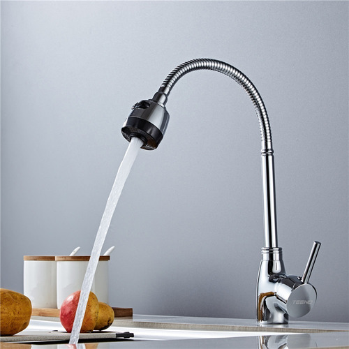 Mezcladora Monomando Tarja Cocina Cuello Flexible 2 Modos