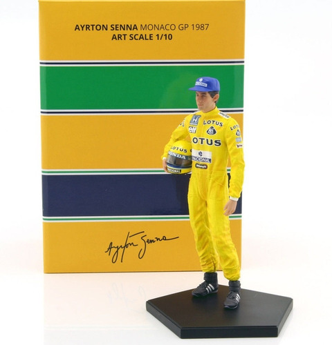 Ayrton Senna Monaco Gp 1987 Figura Formula 1 Escala 1:10