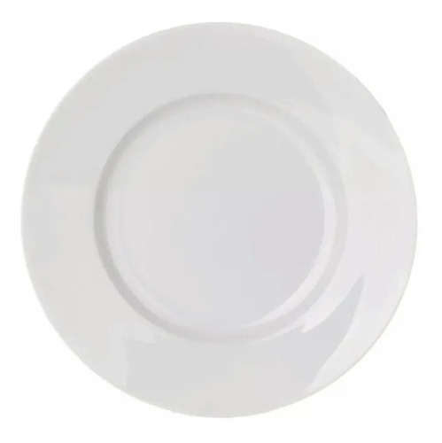 12 Platos Blanco  27 Cm Trinche Linea Restaurante