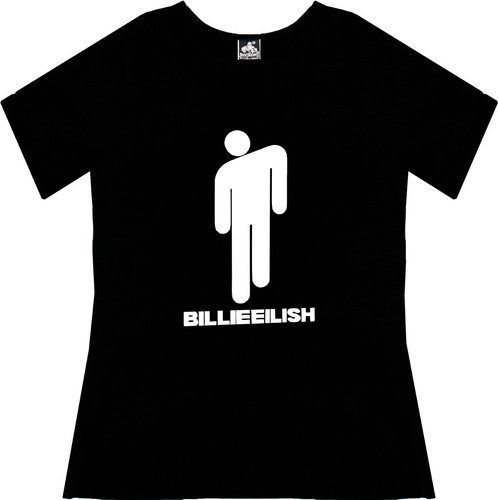 Blusa Billie Eilish Pop Dama Tv Camiseta Urbanoz