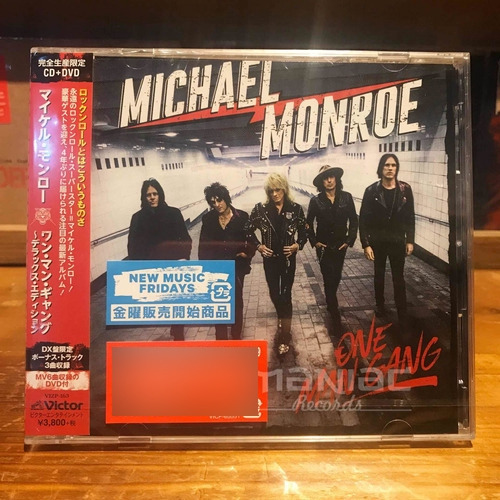 Michael Monroe One Man Gang Edicion Cd Dvd Bonus Track Manc