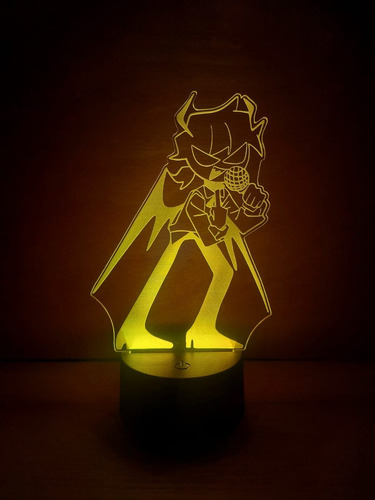 Fnf Selever Lampara Led 3d Friday Night Funkin Personajes