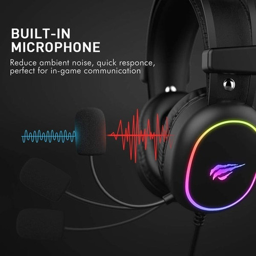 Imagen 2 de 8 de Auriculares Havit 3.5mm Gaming Headphone H2016d