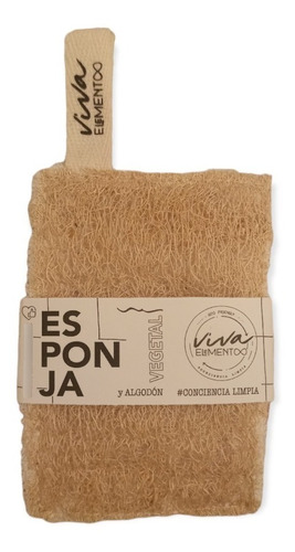 Esponja Vegetal De Luffa Y Toalla Para Vajilla Baño