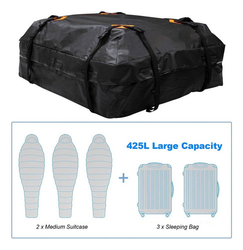 . .. Bolsa De Carga Impermeable Universal For Techo De Auto