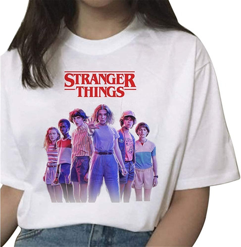 Imagen 1 de 1 de Camiseta Adultos T-shirt Eleven Stranger Things Diseños 