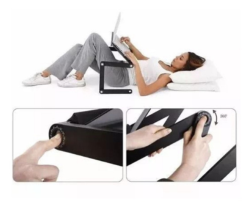 Suporte Articulado Para Notebook Com Mousepad - Vedor Vexz