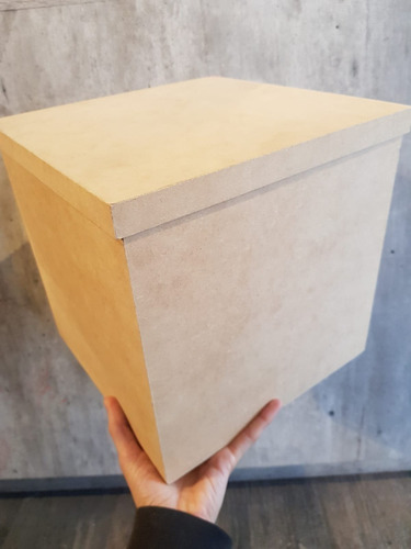 Imagen 2 de 6 de Cubo Con Tapa 25x25x25