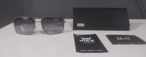 Anteojos Lentes De Sol Vulk Mod. Ozen Polarizados Espejado Gris Oscuro Gris Gris (Usado)