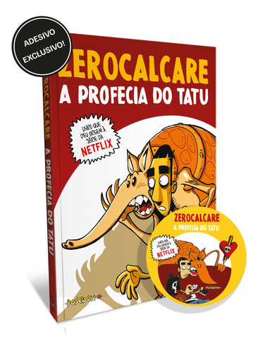 A Profecia Do Tatu Livro Que Inspirou A Série Da Netflix, De Zerocalcare. Editora Poseidon, Capa Dura Em Português