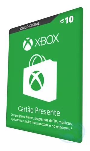 Cartao Xbox One 10 Reais