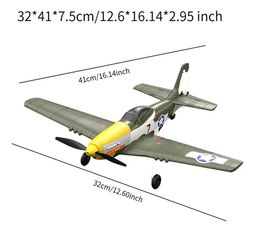 Aeronave Acrobática Rc Modelo De Avião 4 Canais Brinquedos