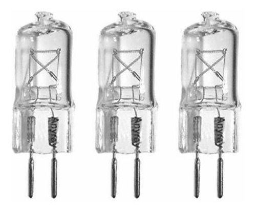 Foco De Halógeno - (3) -bombillas 25 Watt G6.35 120v 25w Gx6