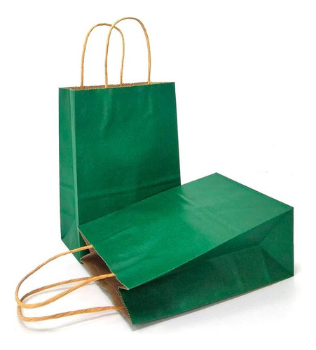 Bolsas De Papel Con Asas 15x21x8cm - Pack X25