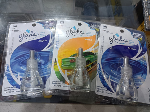 Glade Ambientador Repuesto Nitro/acqua