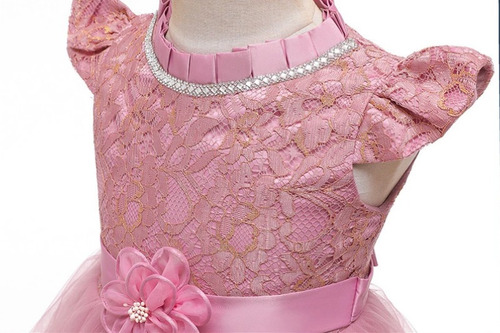 Vestido De Niña Para Fiesta Elegante Bautizo Pajesita Cumple
