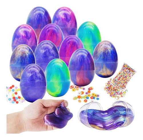 Joyin 12 Huevos De Pascua Rellenos Con Slime De Galaxia E